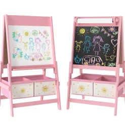 Pizarra infantil Solere Aiyaplay 3 en 1 con cestas 3-8 años 94x54x46 cm