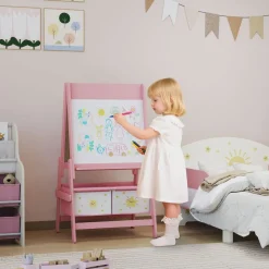 Pizarra infantil Solere Aiyaplay 3 en 1 con cestas 3-8 años 94x54x46 cm