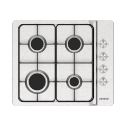 Placa de gas Infiniton GAS4BNAI 4 zonas acero inoxidable 60 cm
