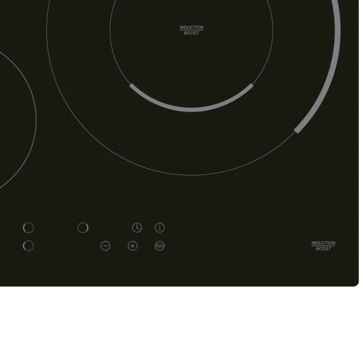 Placa de inducción Infiniton IND3BK8G32 8000W 3 zonas 9 niveles negro 59 cm