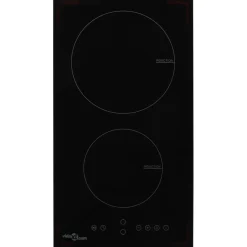 Placa de inducción VidaXL 3500W 2 zonas negro 28,8 cm
