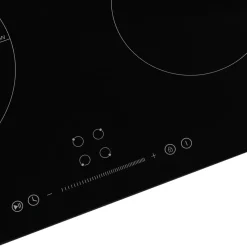 Placa de inducción VidaXL 7000W 4 zonas negro 59 cm