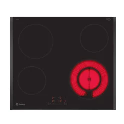 Placa vitrocerámica Balay 3EB721LR 6400W 4 fuegos negro 60 cm