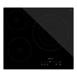 Placa vitrocerámica Cecotec Bolero Squad V 3001 5700W 3 zonas negro 58 cm