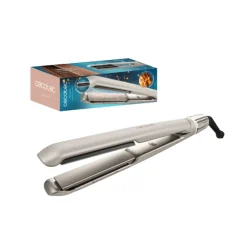 Plancha de pelo Cecotec Lisse Plasma placas flotantes diseño Slim gris