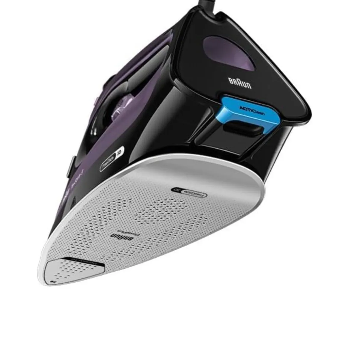 Plancha de vapor Braun SI9661VI 3100W suela EloxalPlus 250 g/min morado