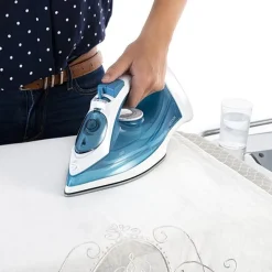 Plancha de vapor Gallery Dcook 2600W suela cerámica azul/blanco