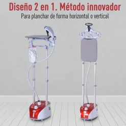 Plancha de vapor vertical Homcom 1800W 2L 11 niveles de temperatura