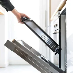 Plancha eléctrica Cecotec Tasty&Grill 2000 InoxStone 2000W negro/inox