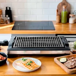 Plancha eléctrica Cecotec Tasty&Grill 2000 Inox LineStone 2000W negro/inox