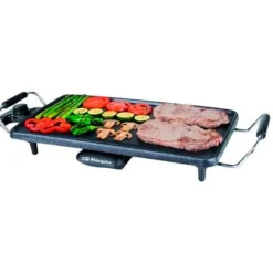 Plancha para asar cerámica Orbegozo TBC 3000 2000W Antiadherente negro