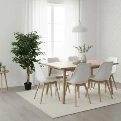 Planta artificial Ficus can maceta verde 120 cm