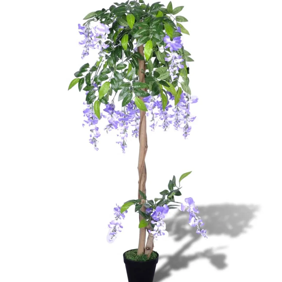 Planta artificial Glicina 420 hojas + macetero multicolor 120 cm
