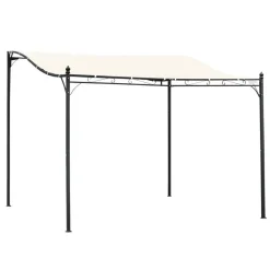 Pérgola Outsunny crema 3x3 M