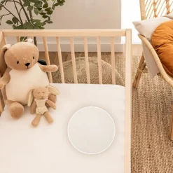 Protector de colchón para cuna Cecotec Flow Protectbaby blanco 60x120 cm