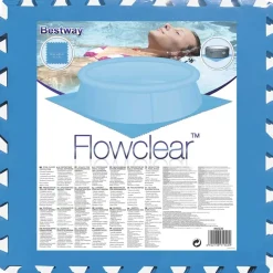 Protectores de suelo para piscina Bestway 8 piezas 2 m² azul 50x50 cm