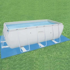 Protectores de suelo para piscina Bestway 8 piezas 2 m² azul 50x50 cm