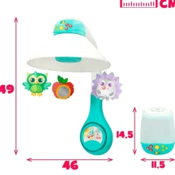 Proyector de cuna 3 en 1 WinFun para bebés +0M