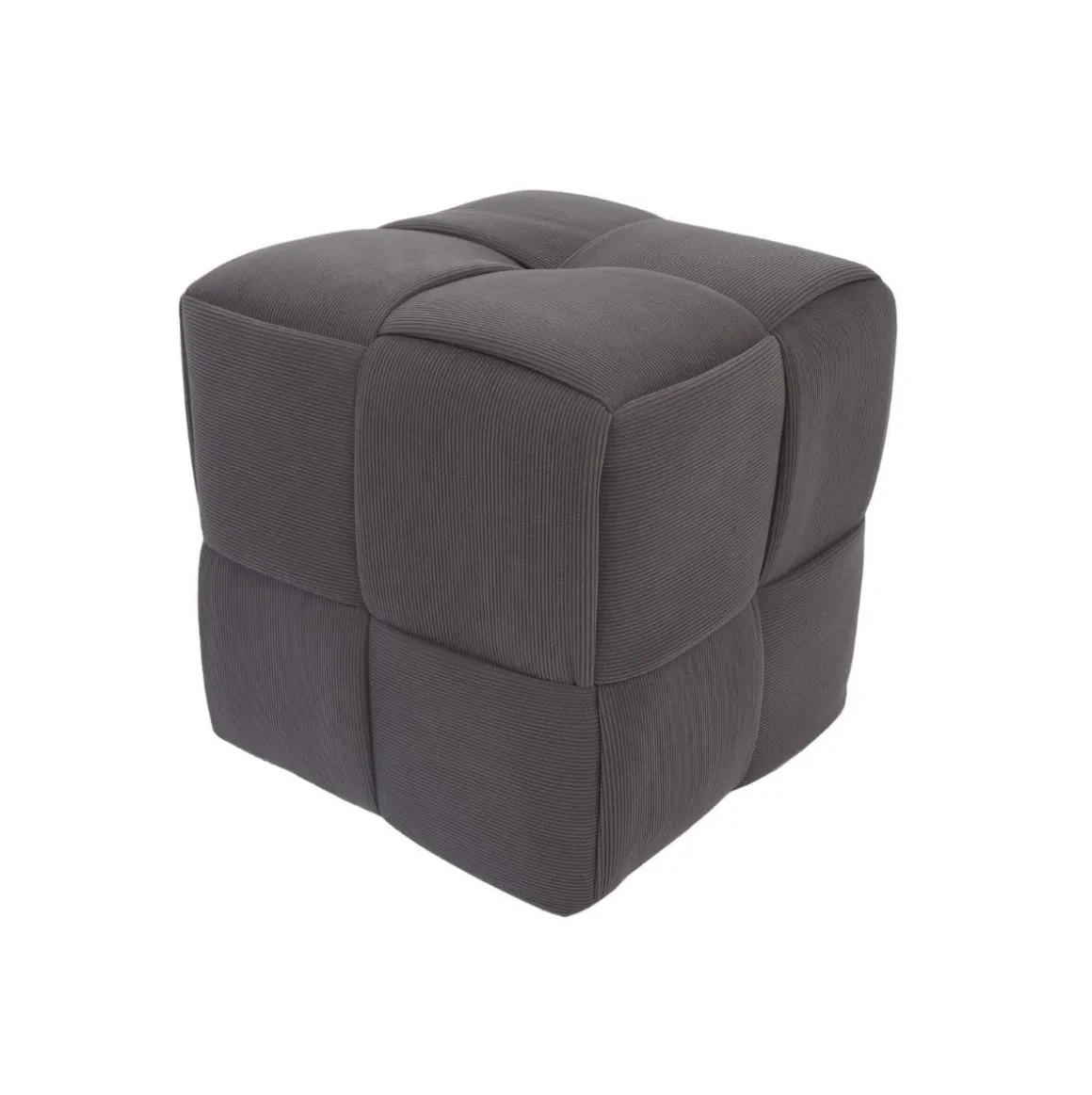 Puf Courdoruy diseño cuadrado 41x45x45 cm