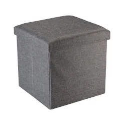 Puff de almacenaje con tapa 37,5x37,5x36 cm