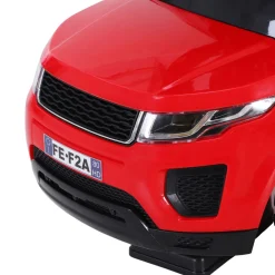 Quad correpasillos Homcom con bocina + almacenamiento +1A rojo 41,5x62x28 cm