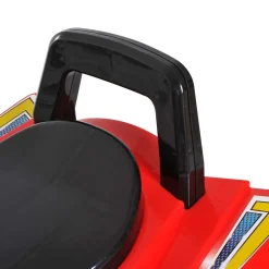 Quad correpasillos Ready Homcom bocina + música + luces +12 meses rojo 42x60x38 cm