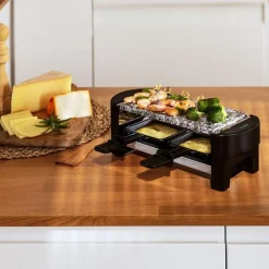 Raclette Cecotec Cheese&Grill 3200 Pocket Allstone 320W 2 personas negro