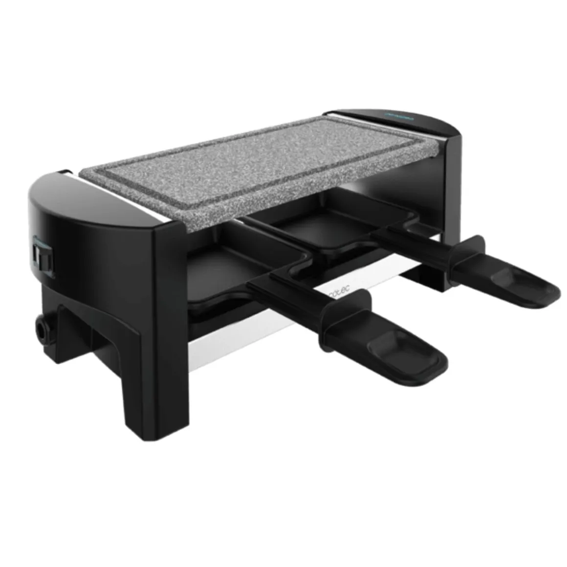 Raclette Cecotec Cheese&Grill 3200 Pocket Allstone 320W 2 personas negro