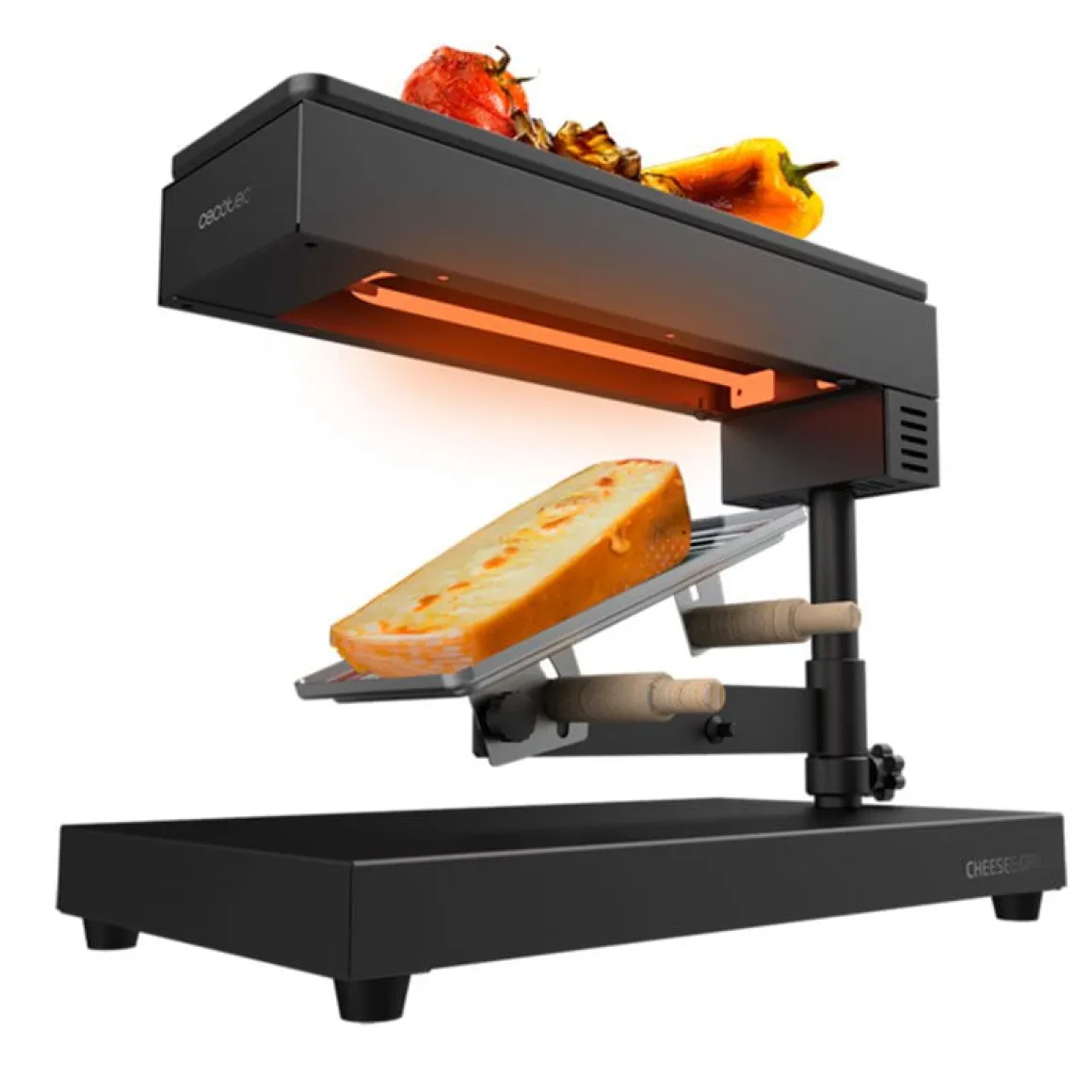 Raclette con parrilla Cecotec Chesse&Grill 6000 Black 600W negro