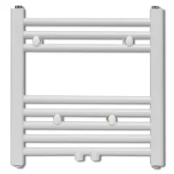 Radiador eléctrico 210W 8 barras acero blanco 48x48 cm