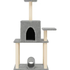 Rascador para gatos con postes de sisal 122 cm
