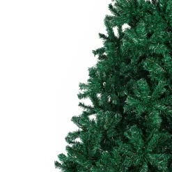 Árbol de navidad 1000 ramas + base cruzada verde Ø55x210 cm