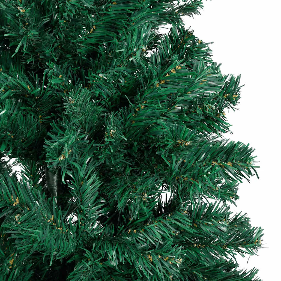 Árbol de Navidad 930 ramas 150 LEDs con decoraciones verde