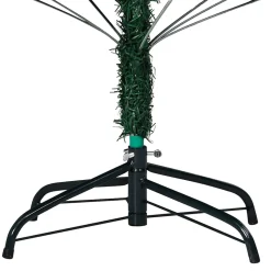Árbol de Navidad 930 ramas 150 LEDs con decoraciones verde