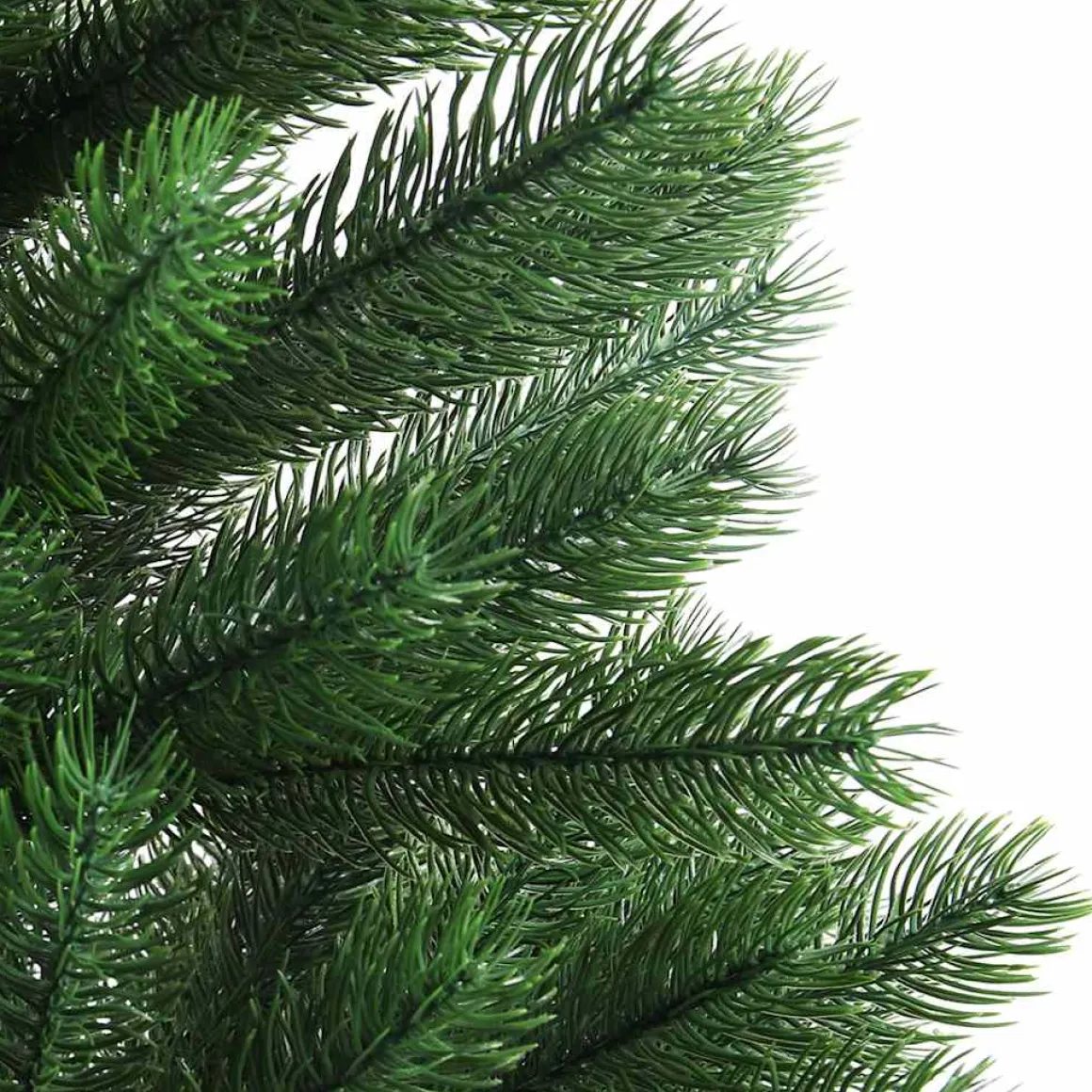Árbol de Navidad 200 ramas con macetero verde Ø51x90 cm