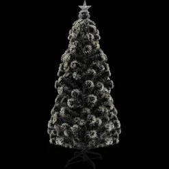 Árbol de Navidad 220 ramas y 39 luces LED verde 180 cm
