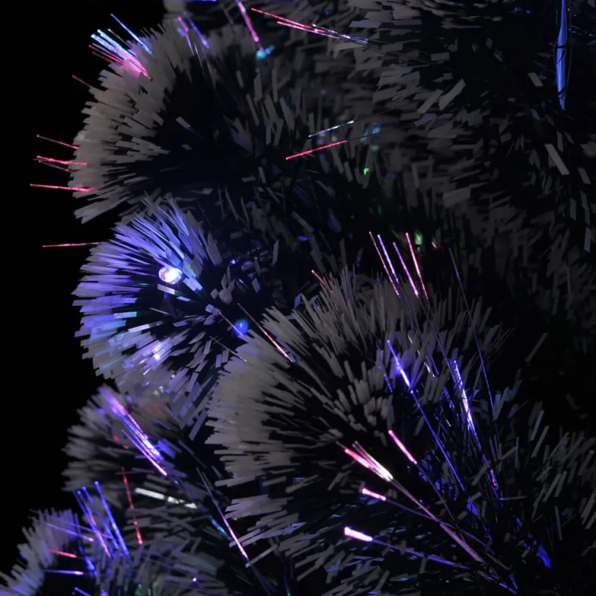 Árbol de Navidad 220 ramas y 39 luces LED verde 180 cm
