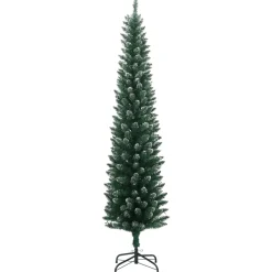 Árbol de Navidad Everluce 286 ramas con efecto nevado 300 LEDs verde