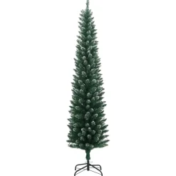 Árbol de Navidad Everluce 286 ramas con efecto nevado 300 LEDs verde