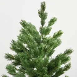 Árbol de Navidad Homcom 934 ramas con base plegable verde Ø105x210 cm