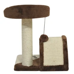 Árbol rascador para gatos marrón 36x36x44 cm