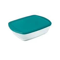 Recipiente Cook&Store PX Pyrex con tapa verde 2,5L 8x28x20 cm