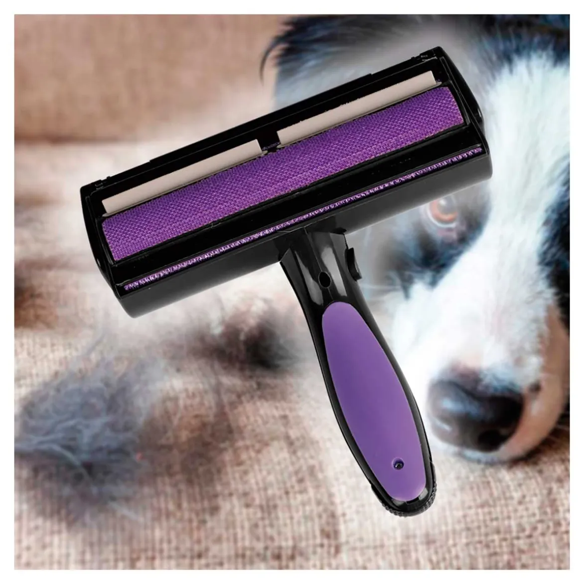 Recoge pelos para mascotas BN4704 negro/lila