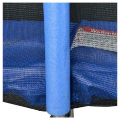 Red de seguridad Homcom para cama elástica 6 barras Ø244x180 cm