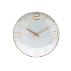 Reloj de pared Alu bulgy marco metálico 30 cm
