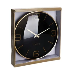 Reloj de pared Alu bulgy marco metálico 30 cm