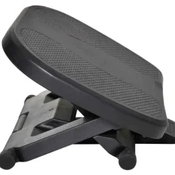 Reposapiés Homcom 0-30º 3 niveles de altura ajustable negro 10-16,5x45x34 cm