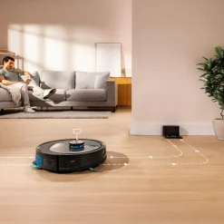 Robot aspirador Cecotec Conga M100 Spin AI 2000Pa cepillo silicona 220m² App 3.0 negro