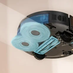 Robot aspirador Cecotec Conga M100 Spin AI 2000Pa cepillo silicona 220m² App 3.0 negro