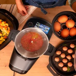 Robot de cocina Cecotec Mambo Touch Wifi + App + accesorios inox
